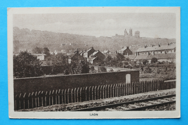 Ansichtskarte AK Laon 1914-1918 Eisenbahn Schienen Frankreich France 02 Aisne
